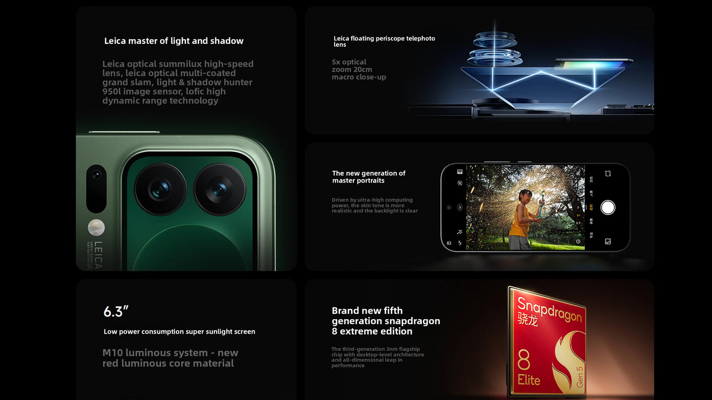 Brand New Xiaomi 17 Pro Smartphone Snapdragon 8 Elite Gen5 6300mAh Battery 100W Hyper Charge 6.3" CN version NFC Dual Screen