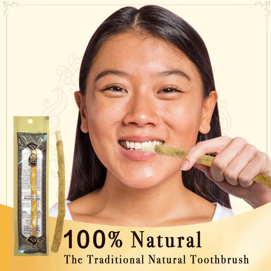3 Pack Organic Miswak Toothbrush Traditional Stick Wooden Twig Toothbrush Handmade Natural Toothbrush Gentle For Gums Gift