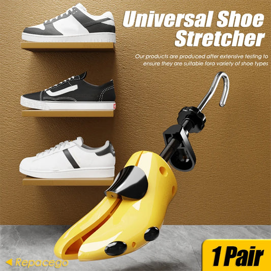 Repacego 1/2Piece Shoe Trees Adjustable Shoe Stretcher Plastic Expander Men Women Unisex Length Width shoes Extender Keeper Heel