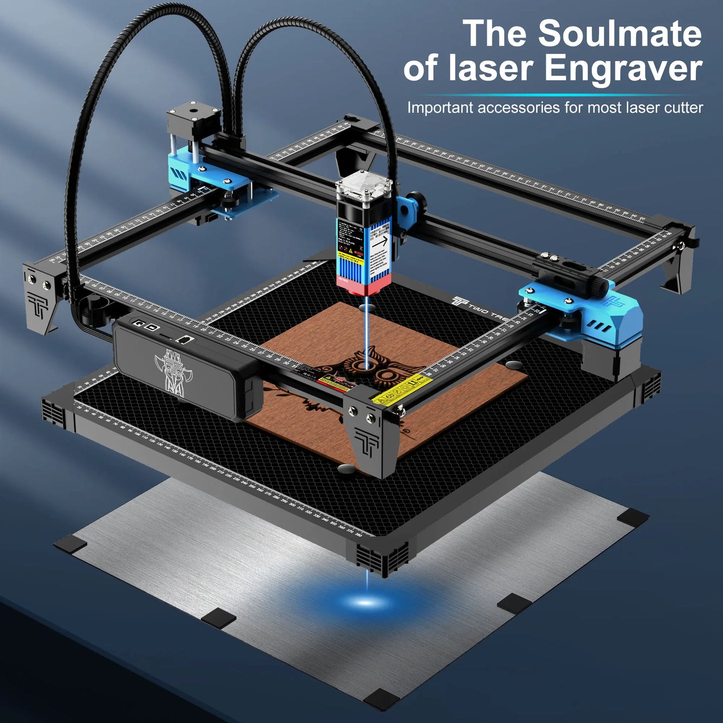 TWOTREES Laser Cutting Honeycomb Working Table for CO2 or diode Laser Engraver Cutting Machine Multiple sizes Honeycomb Panel