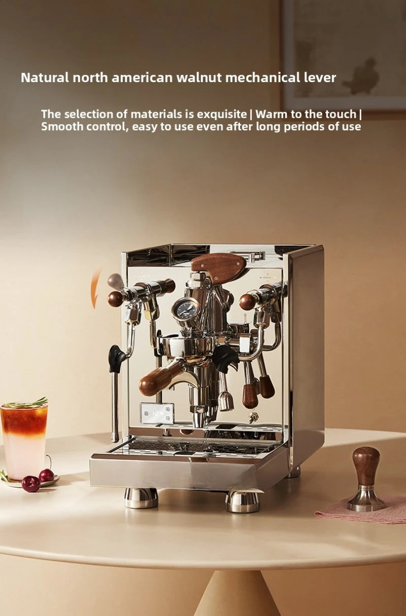Semi-Automatic Coffee Maker,3035A/B/C Concentration E61 Brewing Head, Semi-automatic Dual Boiler 15 Bar Vibration Pump