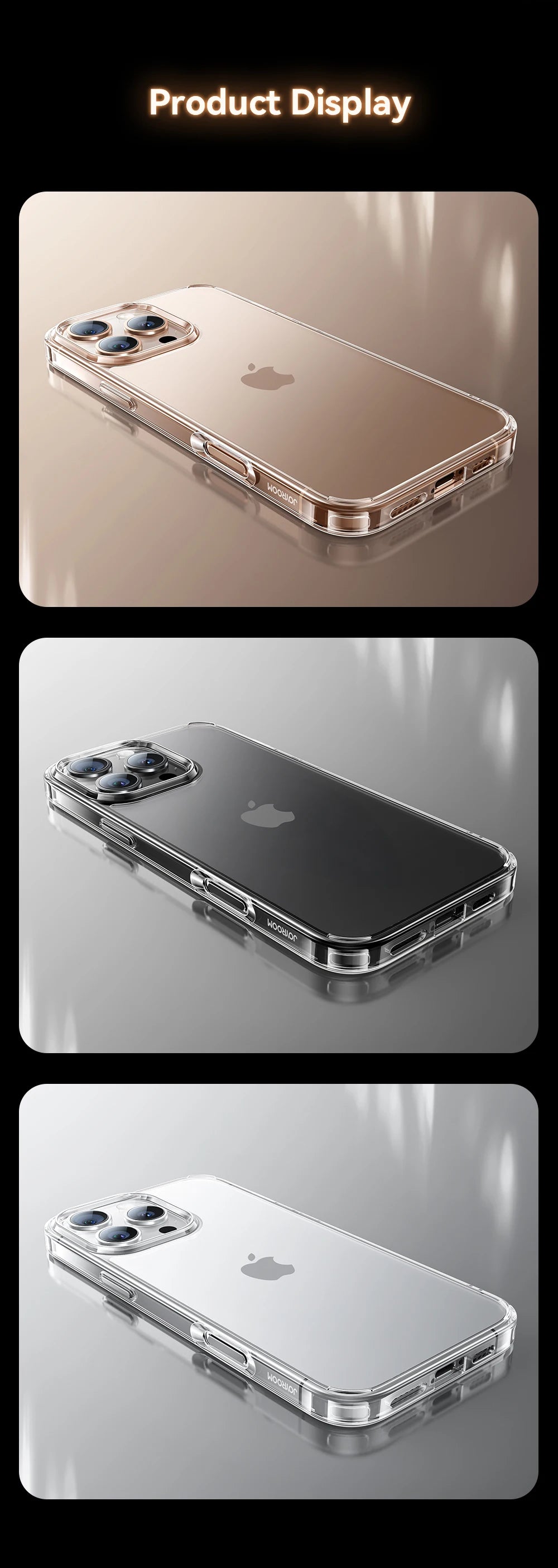 Joyroom For iPhone 17 Pro Max Case Frosted Case Shockproof Matte Case Cover For iPhone 16 Pro Max Wireless Charger Magnet Cover