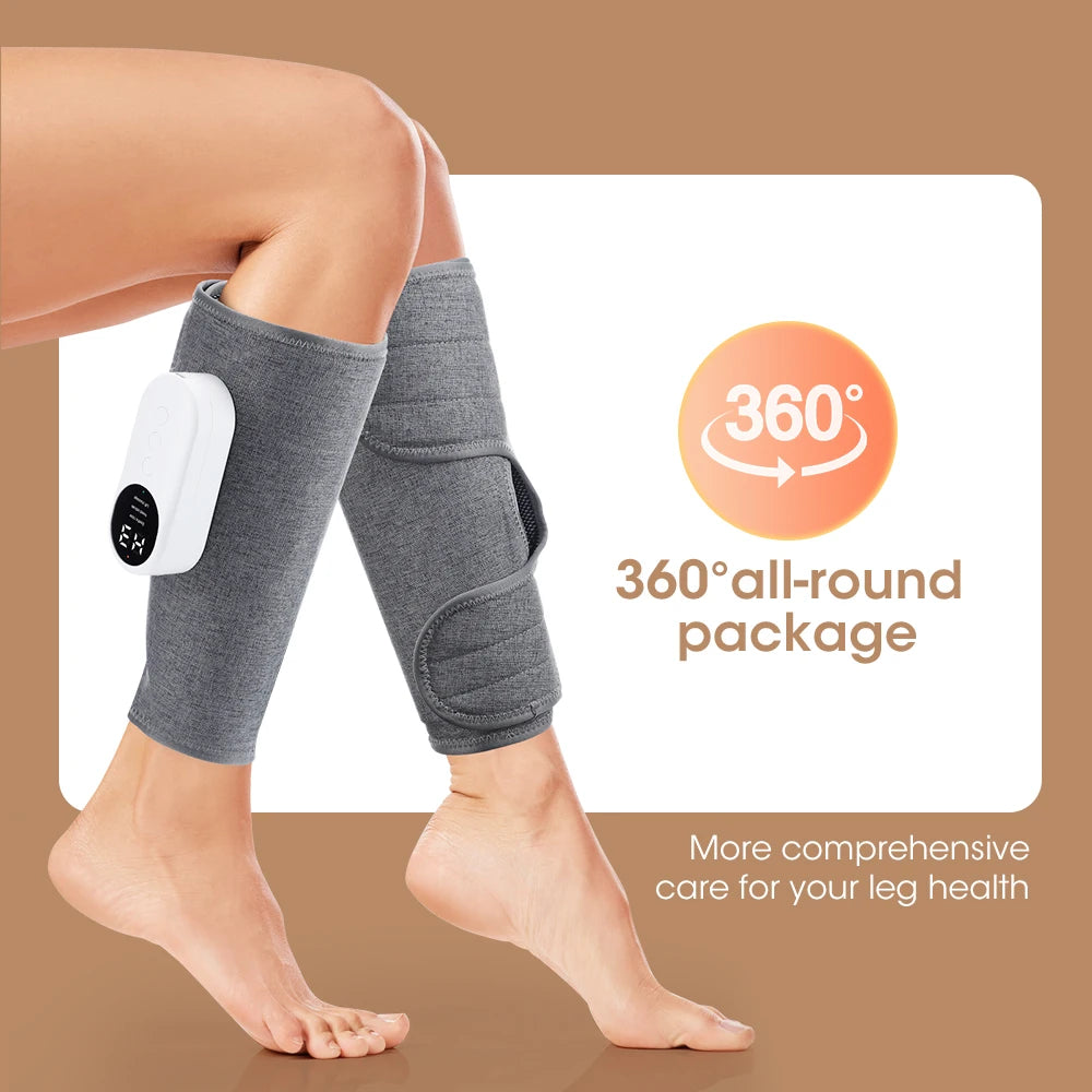 3-modes Air Pressure Calf Massager Electric Leg Massage Device Airbag Air Pressure Massage Leggings Relieve Muscle Soreness