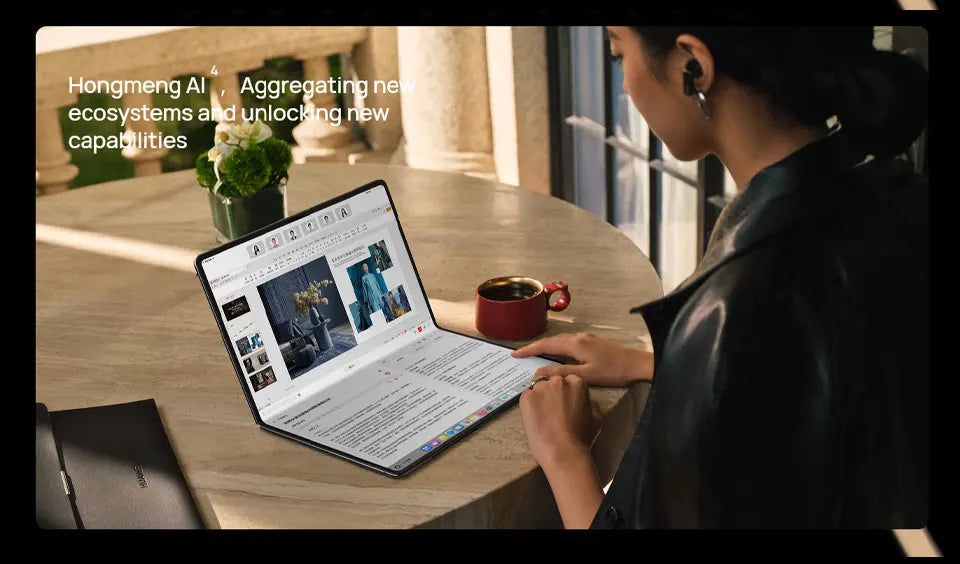 HUAWEI MateBook Fold Extraordinary Master 18-inch Dual-layer OLED Display HarmonyOS 5 Ultra-light and Thin Folding Computer,