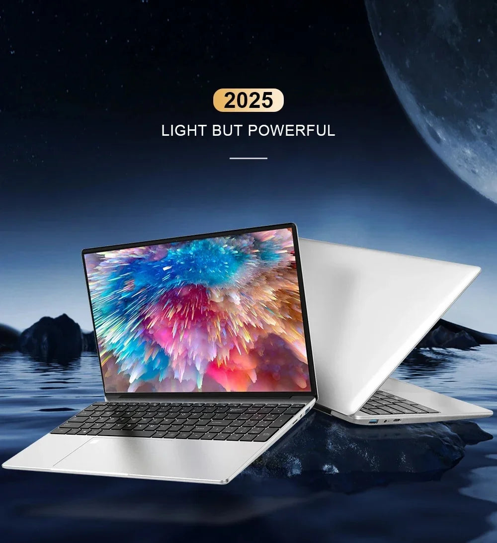 Xiaman 15.6" Ultra Slim Laptop Computer Windows 11 Laptop 16GB RAM 1TB 2TB SSD Intel Celeron N4000 HD Office Study Notebook PC