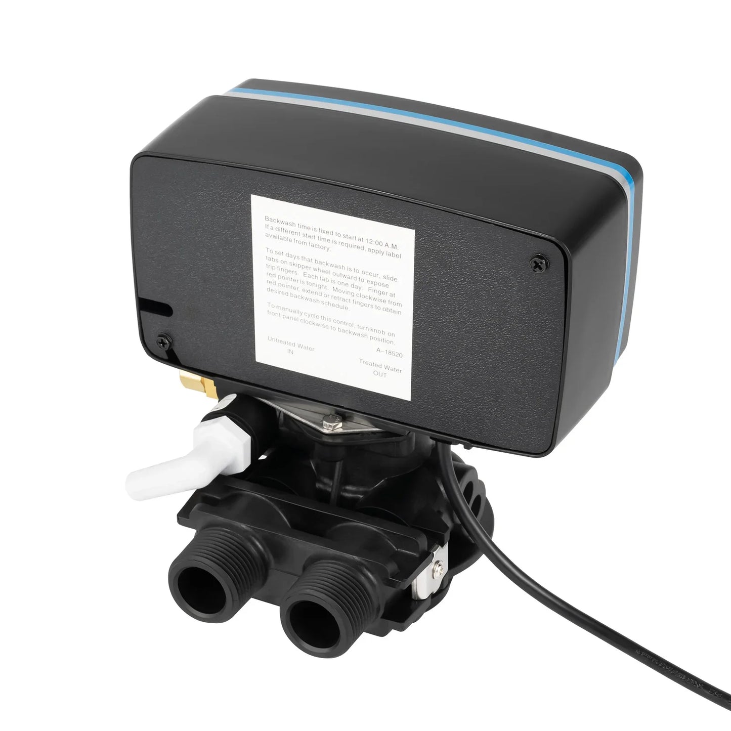 110V 12Day Time Clock Control Valve,5600 Timer Replacement Softener Valve for Water Filter Softener,3W Timer Valve Backwash Head