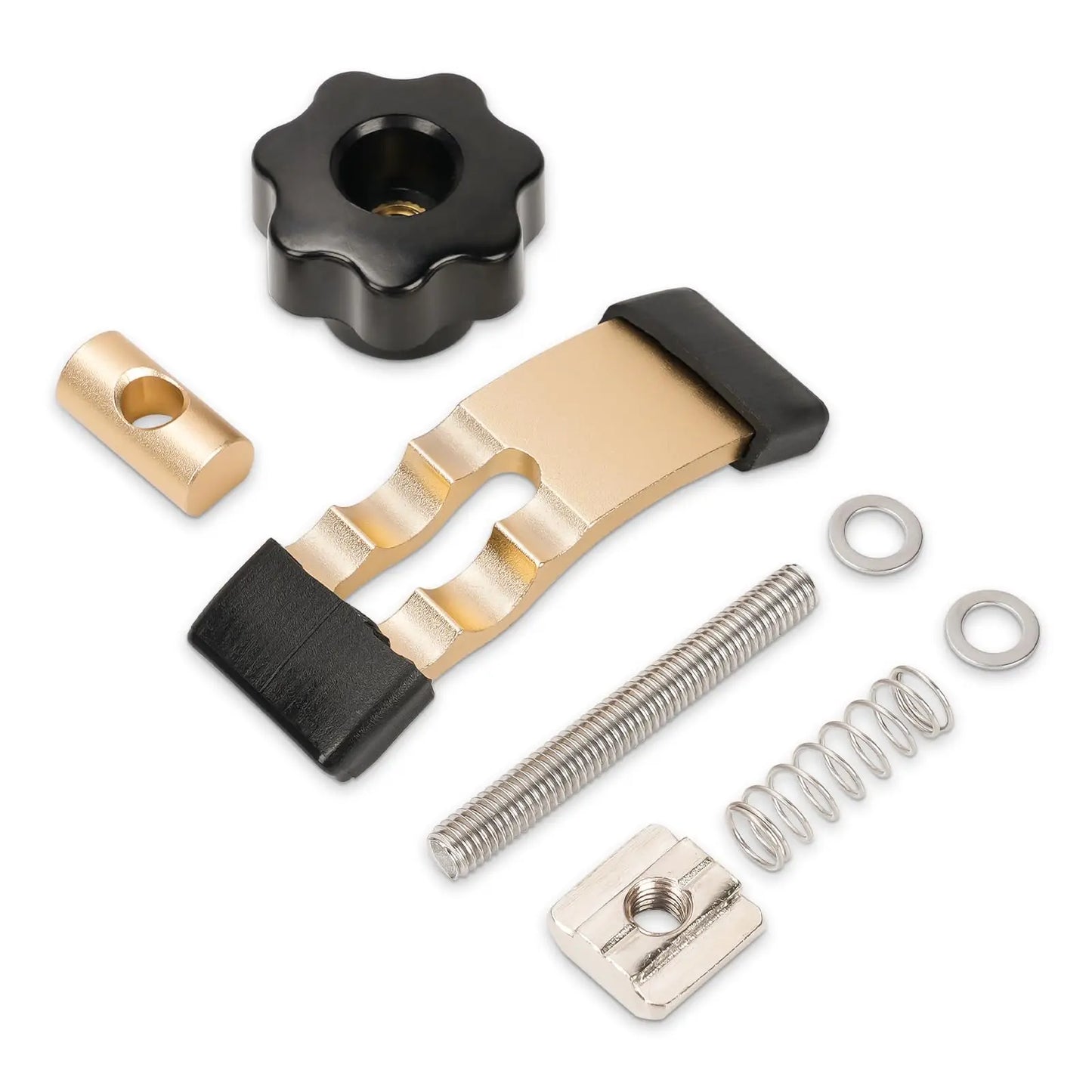2PCS Mini Hold Down Clamp Kit, CNC Router Clamp for Woodworking and Metalworking, Compatible with 3018 CNC Router Machines