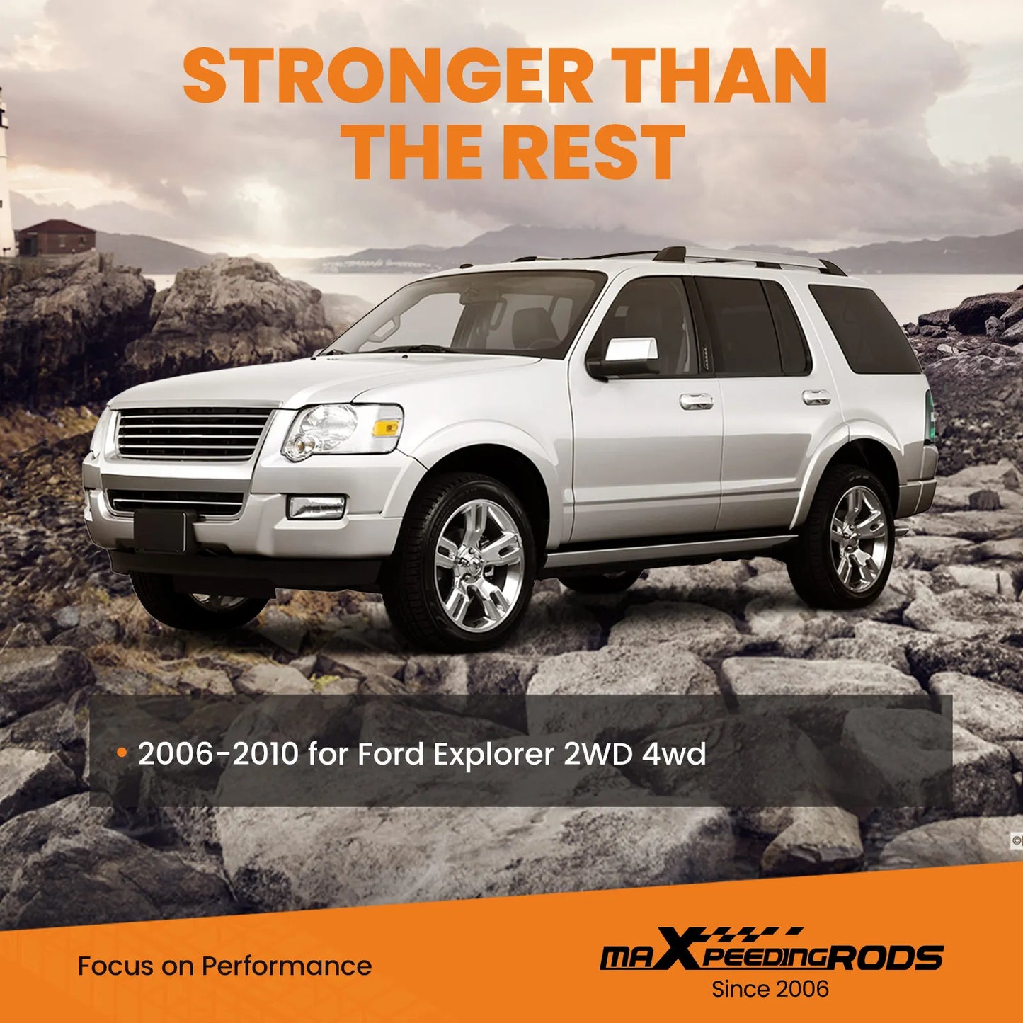 Front 3" Rear 2" Lift Kit Spacers for Ford Explorer 2006 2007-2009 2010