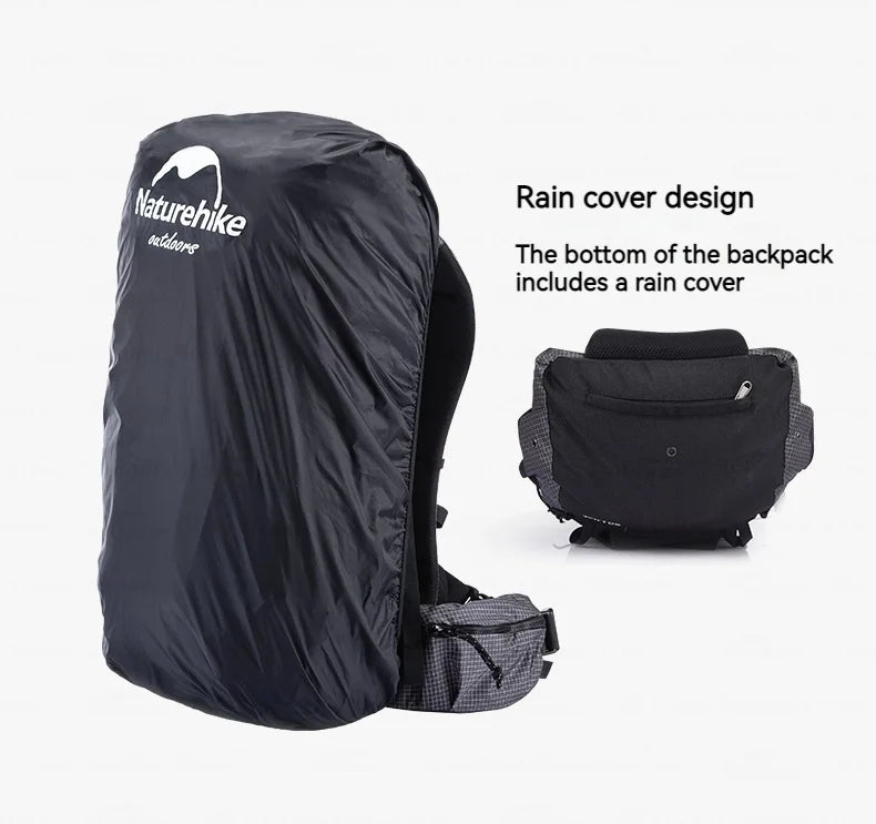 Naturehike Rock Series Camping Backpack 60 + 5L Large Capacity Travel Outdoor Bags 40 + 5L Ultralight Waterproof Hiking Backpack