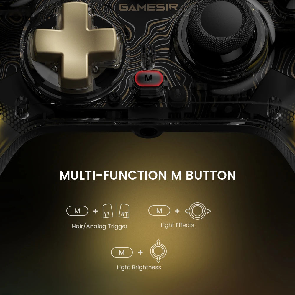 GameSir Kaleid Xbox Gaming Controller Wired Gamepad for Xbox Series X, Xbox Series S, Xbox One, Hall Effect Joystick