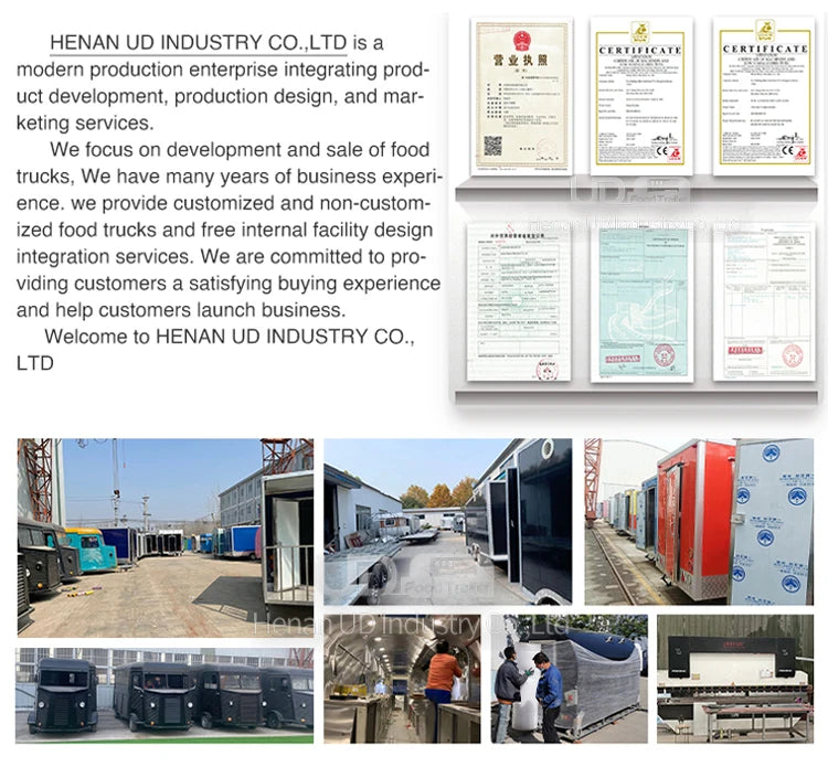 New Type Concession Food Trailer Street Selling Coffee Van Catering Cart Burgers Fries Ice Cream Bus Mobile Food Truck