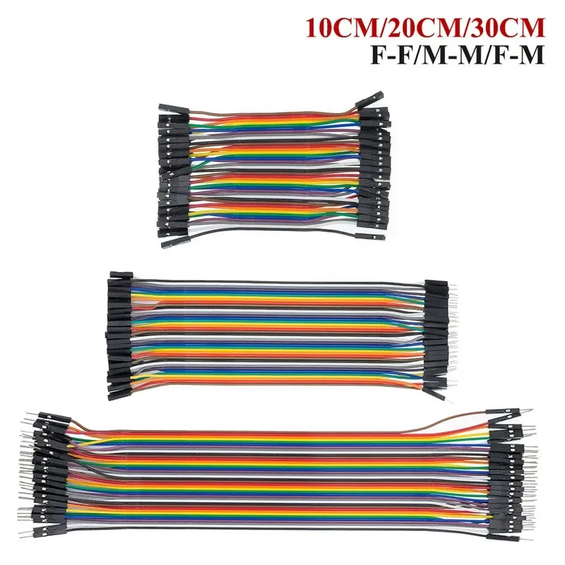 Dupont Line 10cm/20CM/30CM 15CM Male to Male+Female to + Female to  Jumper Wire  Cable for arduino DIY KIT 2035