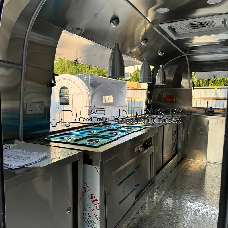 Urdream Custom Concession Catering Mobile Bar BBQ Food Trailer Fully Equipped Ice Cream Coffee Fast Food Truck Sale