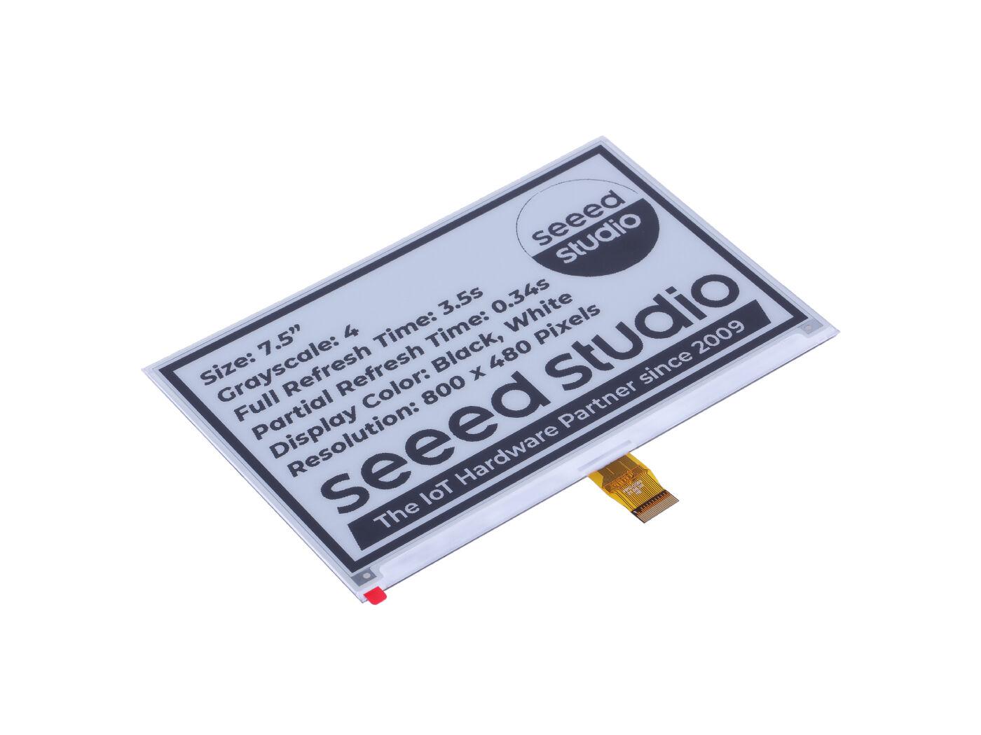 TRMNL BYOD 7.5" e ink Display Screen Epaper DIY Kit XIAO ESP32-S3 2000mAh rechargeable battery,375 Plugins,Home Assistant,Custom