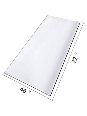VEVOR PVC Tablecloth Transparent Table Cloth 1.5mm 2mm Waterproof Oilproof Plastic Soft Glass Protector Cover for Dining Table