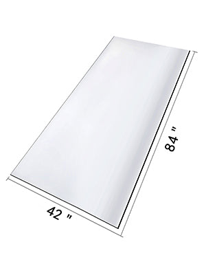 VEVOR PVC Tablecloth Transparent Table Cloth 1.5mm 2mm Waterproof Oilproof Plastic Soft Glass Protector Cover for Dining Table