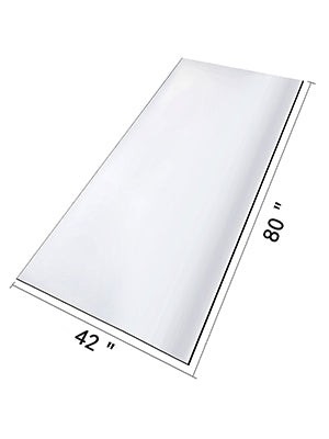 VEVOR PVC Tablecloth Transparent Table Cloth 1.5mm 2mm Waterproof Oilproof Plastic Soft Glass Protector Cover for Dining Table